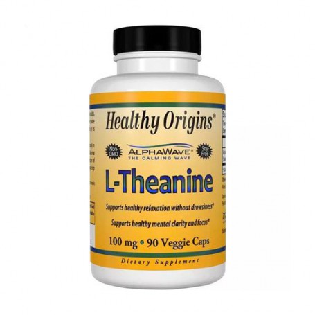 Пищевая добавка в капсулах Healthy Origins L-Theanine Теанин, 100 мг, 90 шт