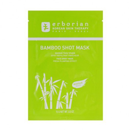 Увлажняющая тканевая для лица Erborian Bamboo Shot Mask, 15 г