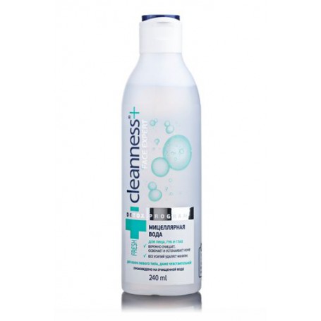 Мицеллярная вода для лица Cleanness + для любого типа кожи, 240 мл