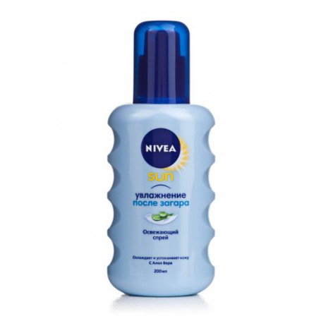Спрей просле загара Nivea Sun Освежающий Увлажнение Алое, 200мл