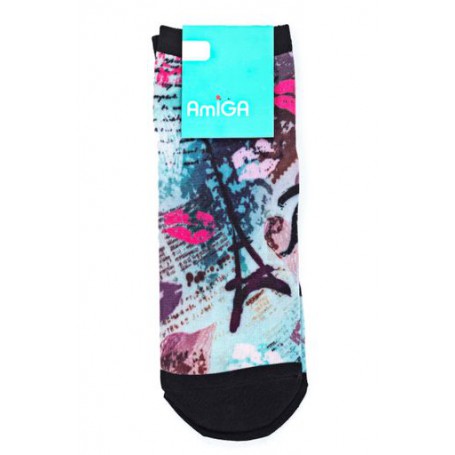 Носки женские AmiGA TRK-2 париж р.23-25