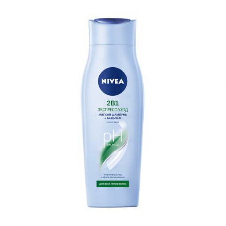 Шампунь + кондиционер Nivea 2 в 1 Экспресс-уход, для всех типов волос, 250 мл