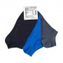 Набор носков мужских Duna 1064 укороченные, синие, темно-синие, черные, размер 25-27 (3 пары)