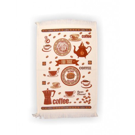 Полотенце велюровое кухонное Home line Душистый кофе,40Х60