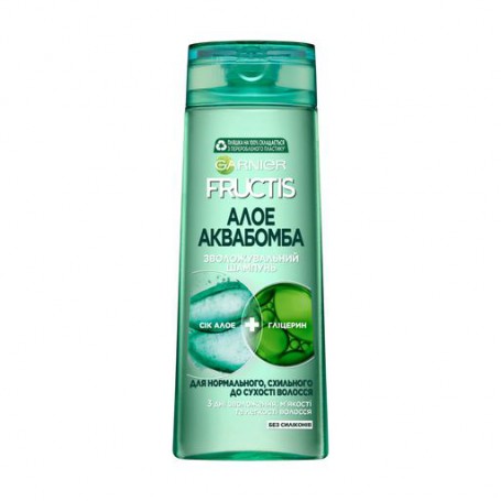 Шампунь Garnier Fructis Алоэ аква бомба, для нормальных волос, 400 мл