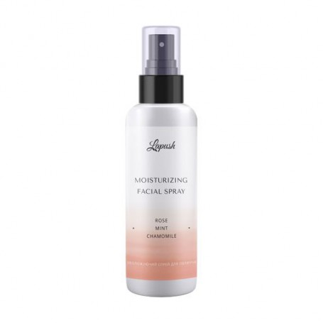 Увлажняющий спрей для лица Lapush Rose, Mint & Chamomile, 100 мл