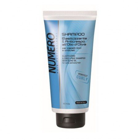 Шампунь Brelil Numero Elasticizing &amp Frizz-Free Shampoo с оливковым маслом, для вьющихся волос, 300 мл