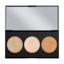 Палетка осветляющих хайлайтеров для лица Makeup Revolution Highlighter Palette Radiance, 15 г