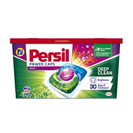 Капсулы для стирки Persil Power Caps Color Deep Clean, 40 стирок, 40 шт