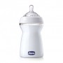 Детская пластиковая бутылочка для кормления Chicco Natural Feeling силиконовая соска, быстрый поток, от 6 мес, 330 мл (81335.30)
