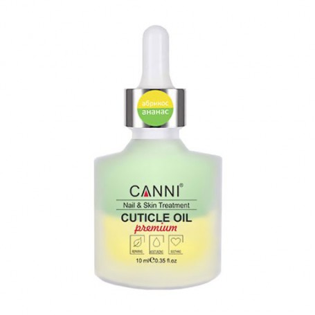 Двухфазное масло для кутикул Canni Абрикос-Ананас, 10 мл