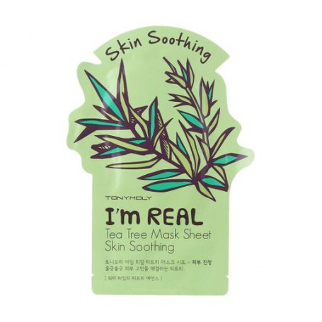 Тканевая маска для лица Tony Moly Im Real Tea Tree Mask Sheet с экстрактом чайного дерева, 21 мл