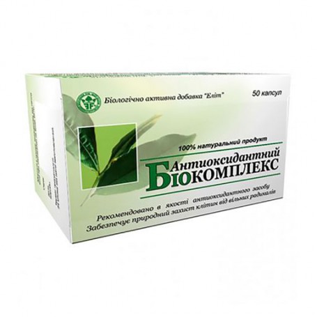 Пищевая добавка Elit-Pharm Антиоксидантный биокомплекс, 50 шт