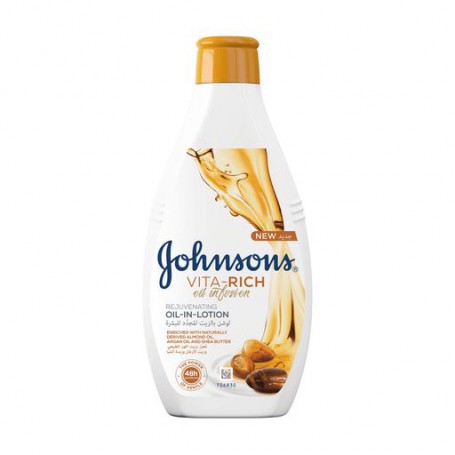 Питательный лосьон для тела Johnson's Vita-Rich с маслами миндаля и ши, 250 мл