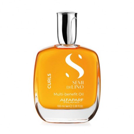 Многофункциональное масло Alfaparf Semi Di Lino Curls Multi-Benefit Oil для вьющихся волос, 100 мл