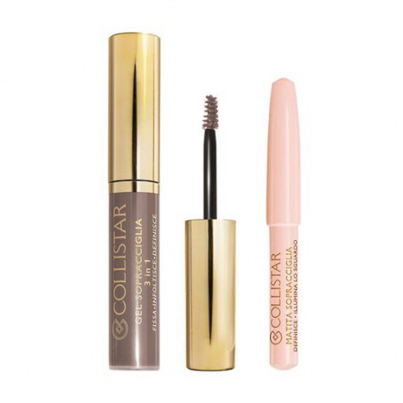 Набор для бровей Collistar Perfect Eyebrow Kit (кремовый гель для бровей 3 в 1, 3 мл + карандаш для бровей Pencil 1 Virna Blonde