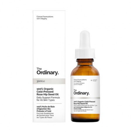 Органическое масло семян шиповника холодного отжима The Ordinary 100% Organic Cold-Pressed Rose Hip Seed Oil, 30 мл