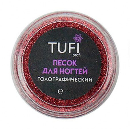 Песок для ногтей Tufi Profi Голографик 106 Терракотовый, 0.15 мм , 3 г (0060811)
