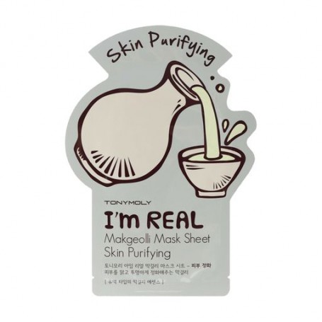 Тканевая маска для лица Tony Moly Im Real Makgeolli Mask Sheet, 21 мл