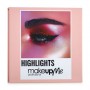 Профессиональная палетка хайлайтеров Make Up Me Professional 4 оттенка, HLS4, 1 шт