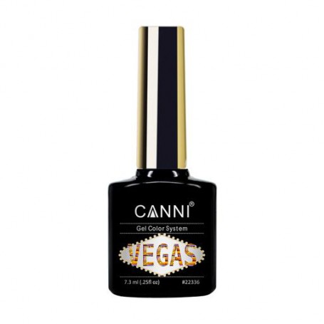 Гель-лак Canni Vegas 421 Зеленый-золото, 7.3 мл