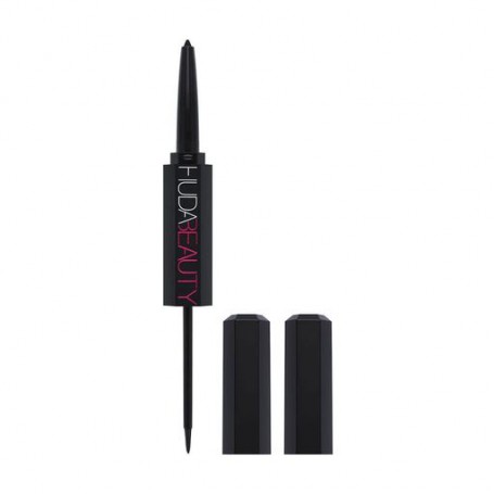 Подводка для глаз 2в1 Huda Beauty Life Liner Duo Pencil & Liquid Eyeliner, Black, 1.5 мл