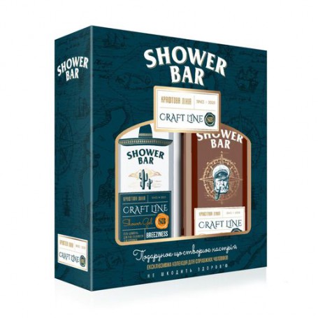 Набор подарочный мужской Liora Shower Bar Craft Line (гель-шампунь, 250 мл + гель-шампунь, 250 мл)