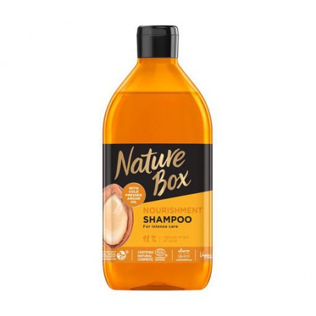 Питательный шампунь для волос Nature Box Nourishment Shampoo с аргановым маслом холодного отжима, 385 мл