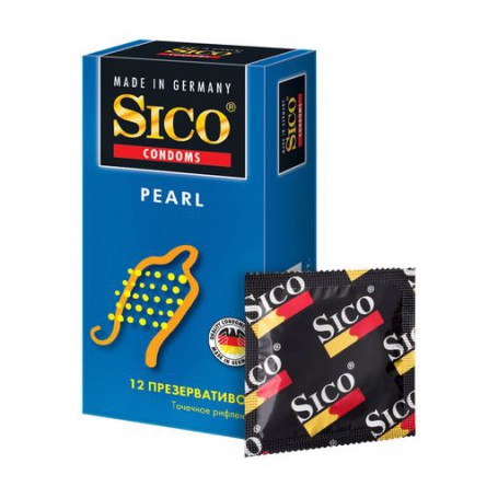 Презервативы Sico Pearl Точечное рифление,12 шт