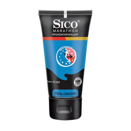 Интимный гель-смазка Sico Marathon Пролонгирующий (лубрикант), 50 мл