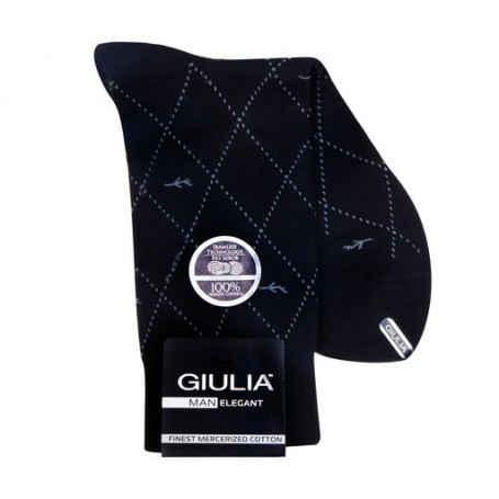 Носки мужские Giulia Man Elegant Model 302, Nero, размер 43-44