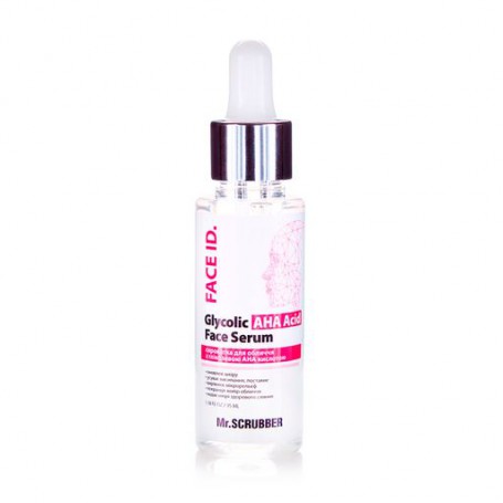 Сыворотка для лица Mr.Scrubber Face ID. Glycolic AHA Acid с гликолевой АНА кислотой, 35 мл