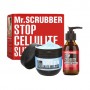 Антицеллюлитный набор Mr.Scrubber Stop Cellulite Cold (антицеллюлитное массажное масло, 100 мл + холодное антицеллюлитное оберты