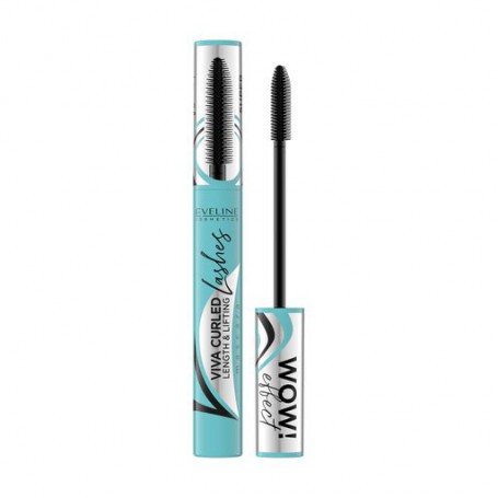 Тушь для ресниц Eveline Viva Curled Lashes удлинение и подкручивание, 10 мл