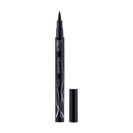 Подводка-фломастер для глаз Bless Beauty Velour 24H Waterproof Black, 2 г