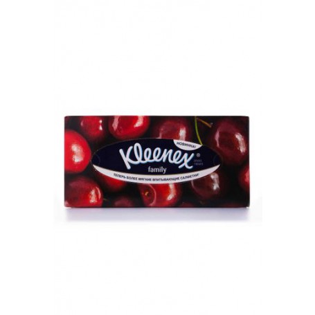 Косметические салфетки Kleenex Family 2-слойные, в коробке, 150 шт