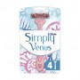 Одноразовые бритвы Gillette Simply Venus 3 женские, 4 шт