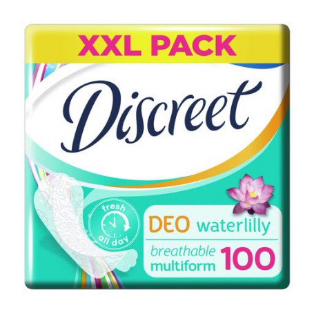 Ежедневные прокладки Discreet Deo Waterlily Multiform, 100 шт