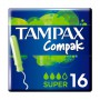 Тампоны TAMPAX Compak Super с аппликатором, 16 шт