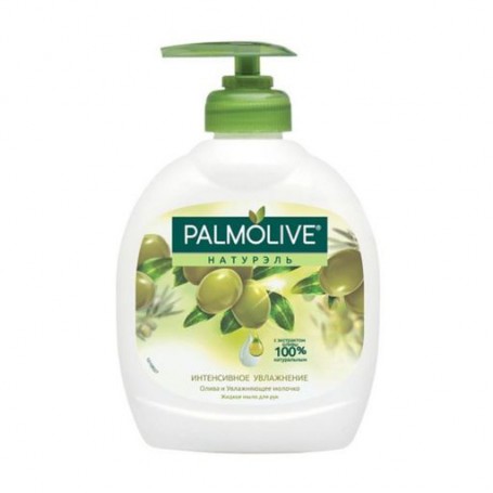 Жидкое мыло для рук Palmolive Натурэль Интенсивное увлажнение, Олива и увлажняющее молочко, 300 мл