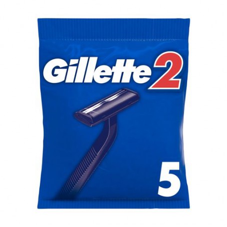 Одноразовые станки для бритья мужские (бритвы) Gillette 2, 5 шт