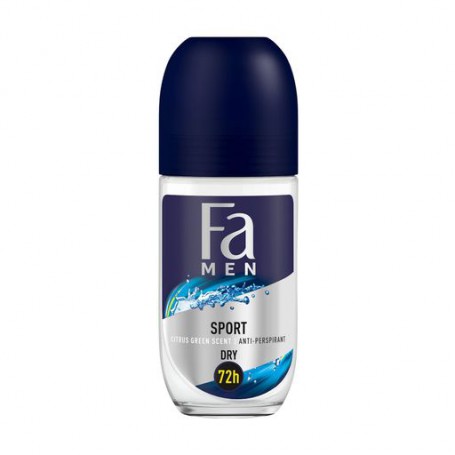 Шариковый антиперспирант Fa Men Sport Protection 72h аромат зеленого цитруса, мужской, 50 мл
