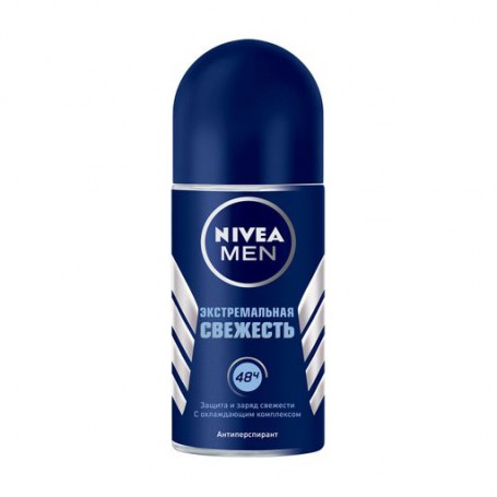 Шариковый антиперспирант Nivea Men Экстремальная свежесть, мужской, 48 ч, 50 мл