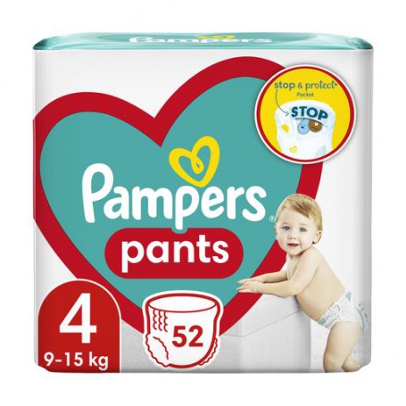 Подгузники-трусики Pampers Active Baby Pants размер 4 (9-15 кг), 52 шт
