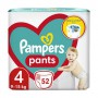 Подгузники-трусики Pampers Pants размер 4 (9-15 кг), 52 шт