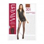 Колготки женские Viv'en petty Tulle Tights микросетка, 30 DEN, черный, размер 3