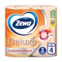 Туалетная бумага Zewa Deluxe с ароматом персика, 3-слойная, 145 отрывов, 4 рулона