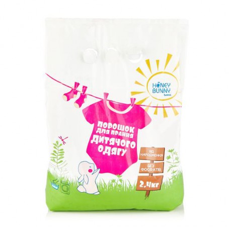 Стиральный порошок Honey Bunny Home для детского белья, 13 стирок, 2.4 кг