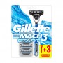 Бритва Gillette Mach3 Start с 3 сменными картриджами, мужская