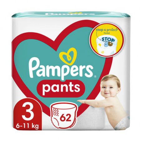 Подгузники-трусики Pampers Active Baby Pants размер 3 (6-11 кг), 62 шт